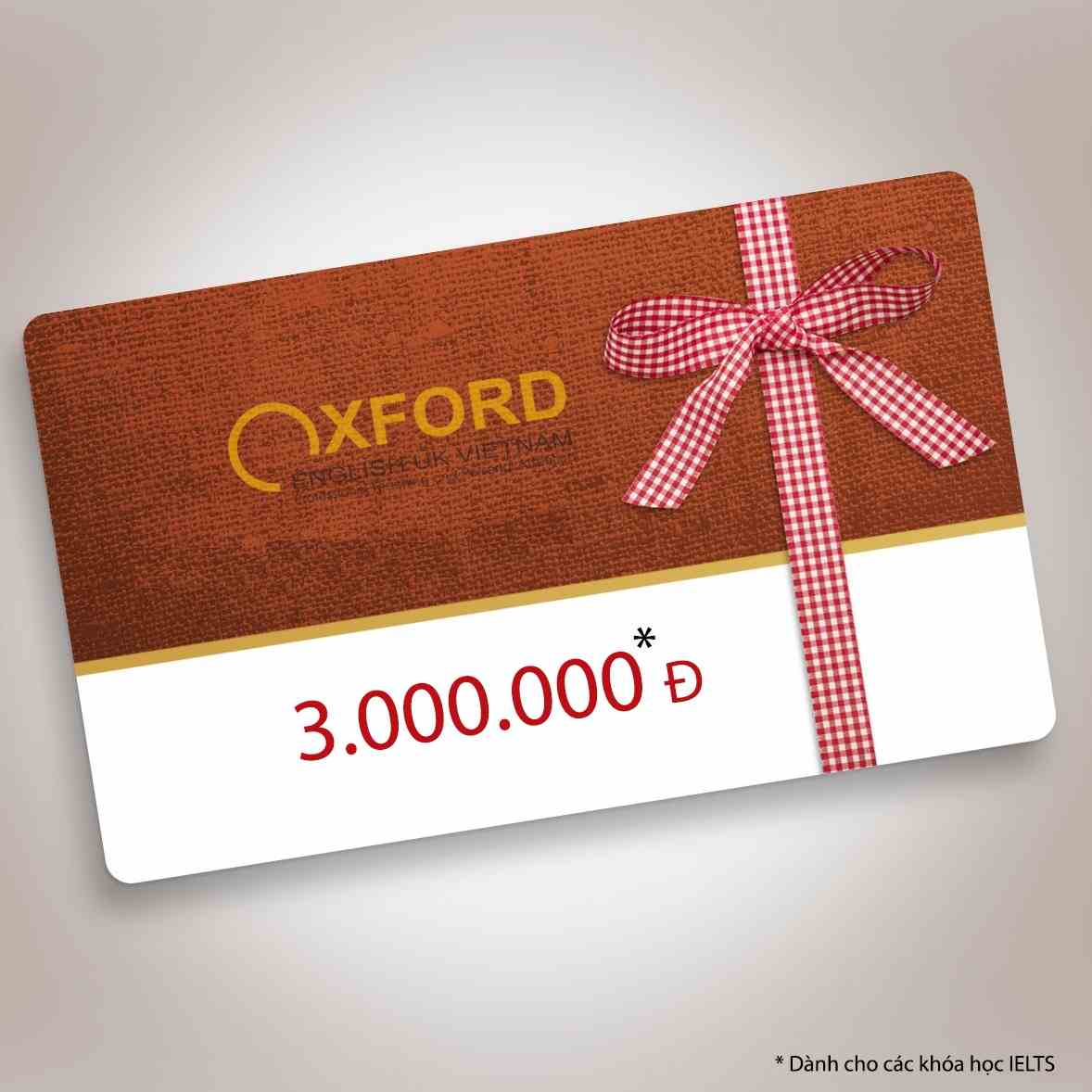 3 triệu đồng tặng riêng cho học viên SAT tại Oxford